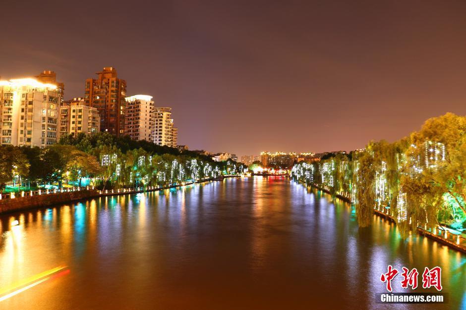 迎G20峰会 杭州古运河夜景新貌向民众开放