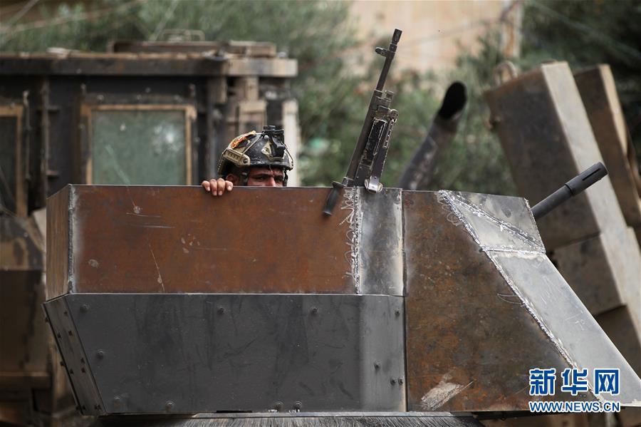 伊拉克军方解放摩苏尔西城近九成地区