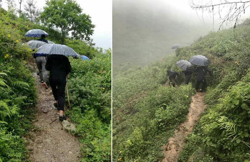 民警爬深山追捕嫌犯 喝雨水烤土豆充饥