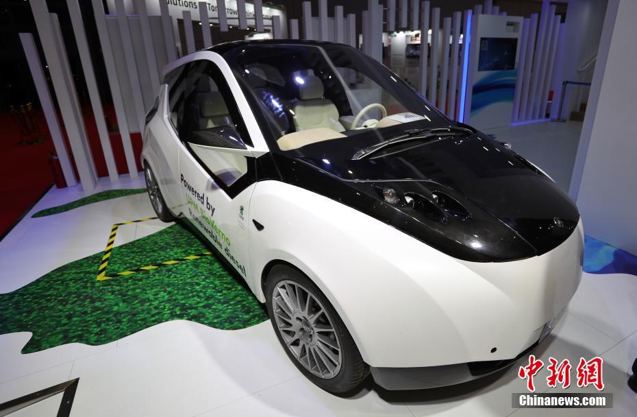 进博会最早“报到”展品 芬兰生物概念车亮相