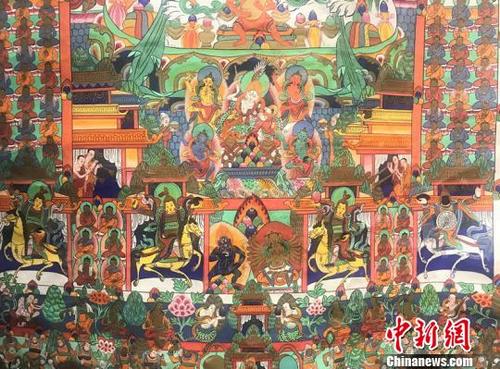 77幅唐卡艺术精品四川展出