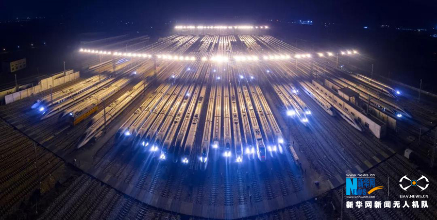 百组“复兴号”宛如“陆地舰队”助力春运