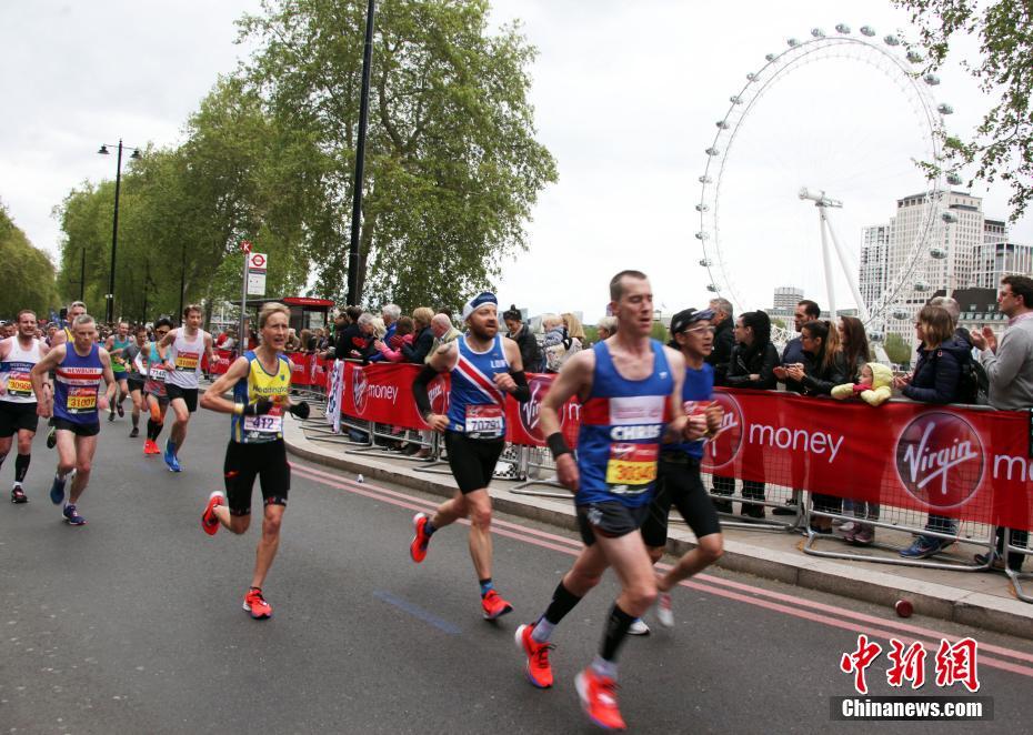 第39届伦敦马拉松赛掠影