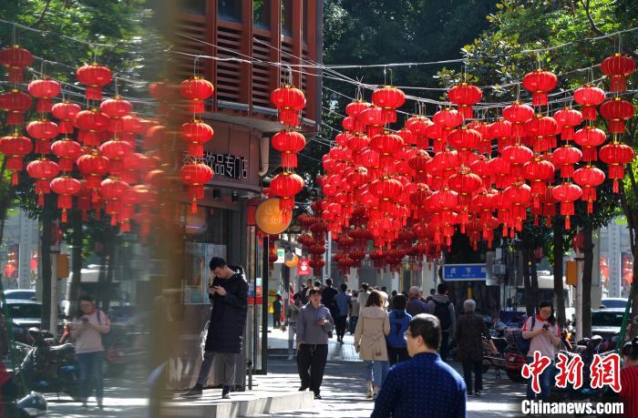 福州：街头年味渐浓