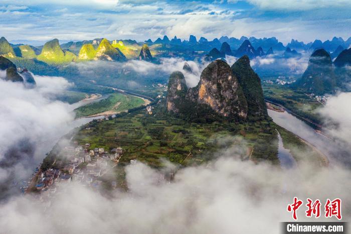 惊艳！云雾漓江 犹如仙境