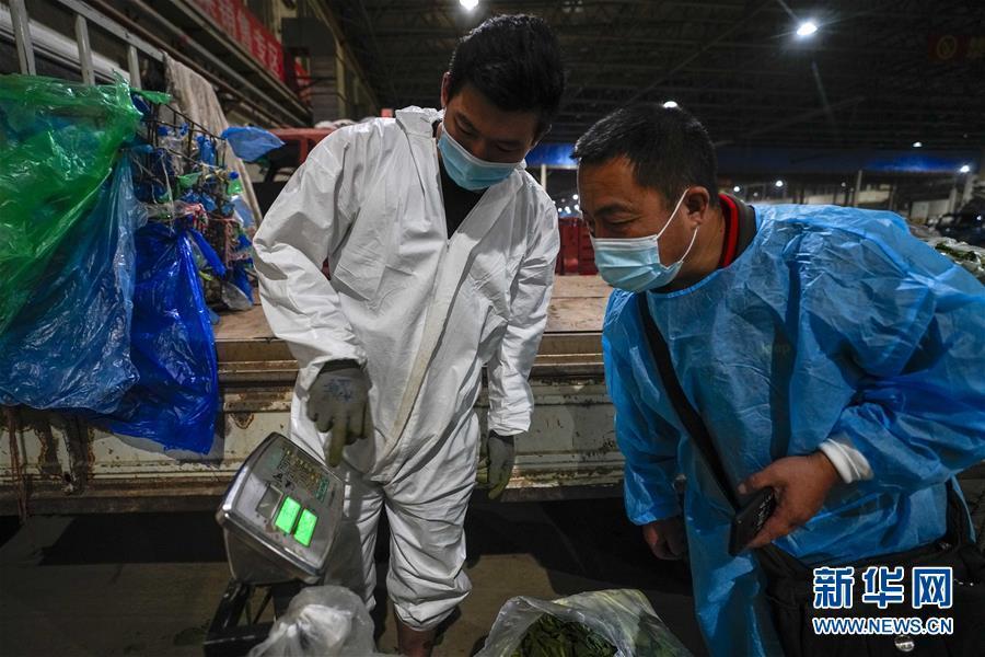 疫情下运“蔬”夜行人