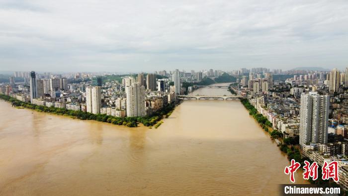 直击长江沱江四川泸州段再迎新一轮洪峰