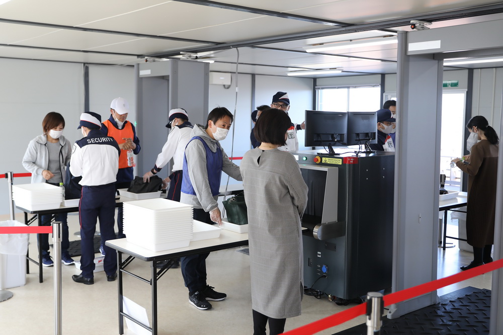 东京奥组委进行防疫和安全检查测试