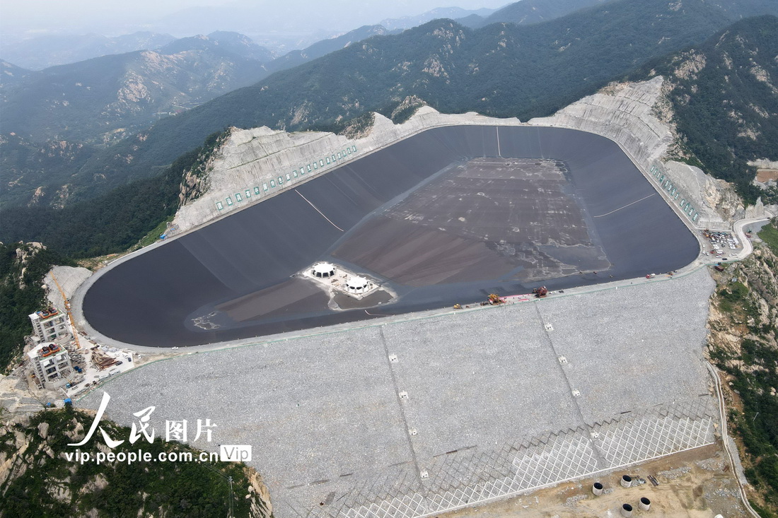 山东沂蒙抽水蓄能电站上水库库盆建设完工