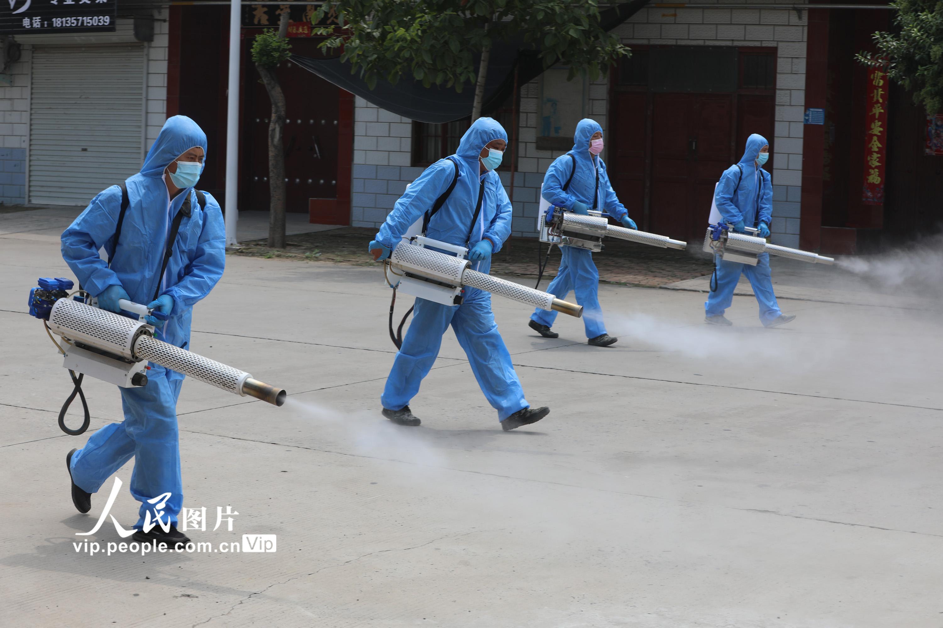 河南温县：全面消杀 防控疫情