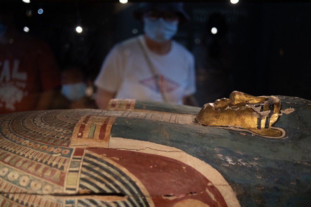 北京：“遇见古埃及 黄金木乃伊”展开幕