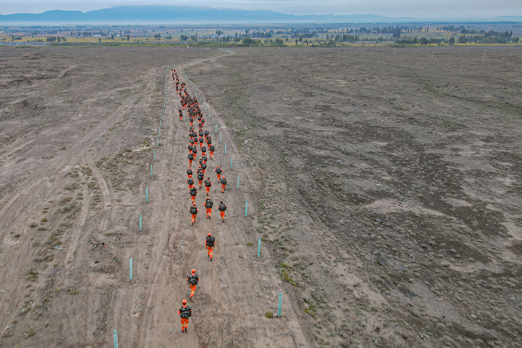 甘肃省森林消防总队第三届“火焰蓝”比武在张掖上演巅峰对决